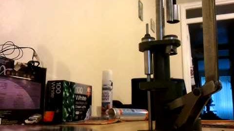 WJ Bowman reloading press demo