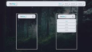 How to Create Responsive Navbar Using HTML, CSS, & JS | Neumorphic Navbar | Explained in Hindi