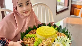 Cara Mudah Menghias Tumpeng Sederhana Dengan Hasil mewah