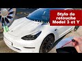 Stylo retouche peinture et jantes pour Tesla Model 3 et Model Y