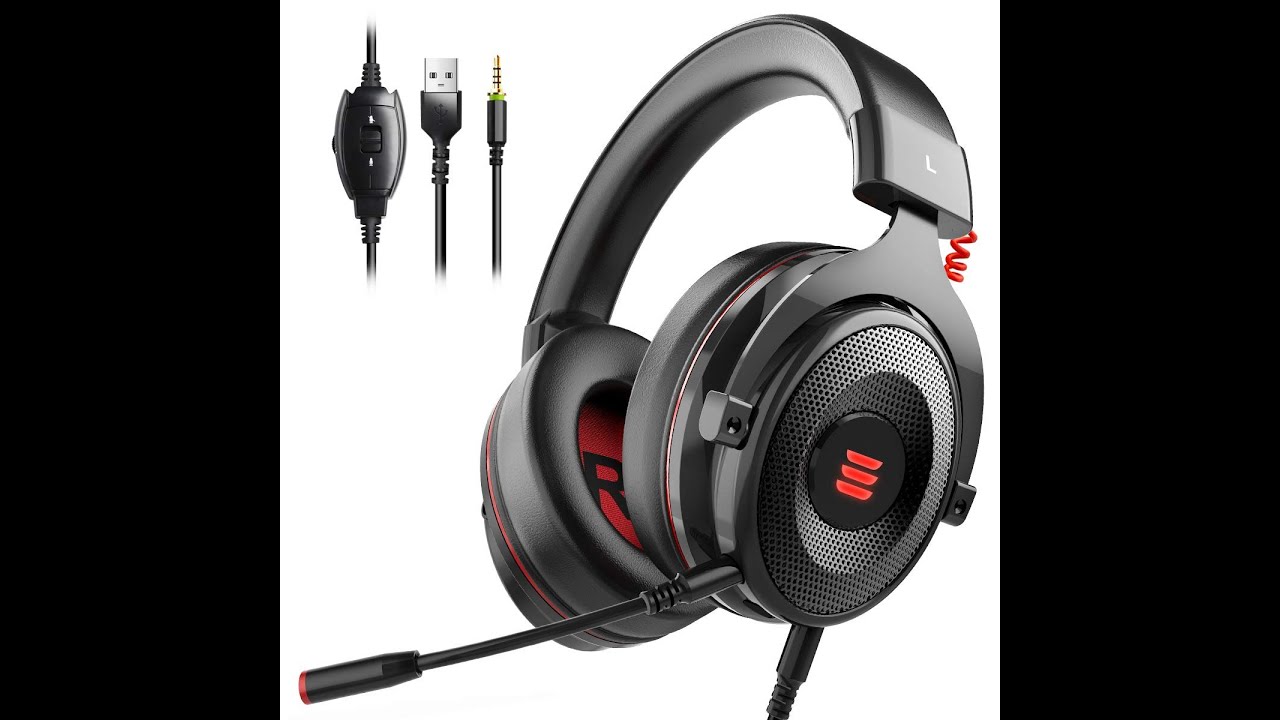 EKSA E900 Gaming Headset Xbox One Headset with 7 1 Surround Sound