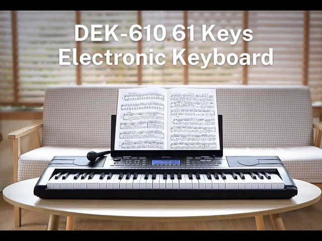 DONNER DEK - 610 electronic piano - DEMO songs - YouTube