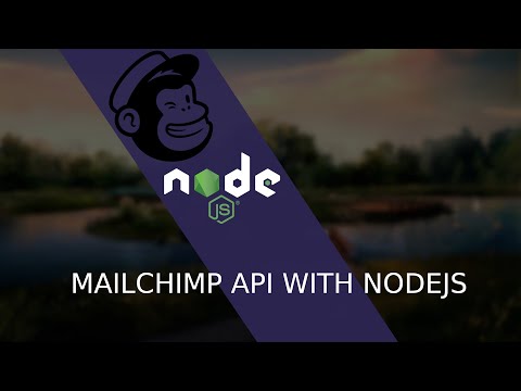 Mail-chimp API Using Node.js SDK - Node.js API Tutorial for Beginner