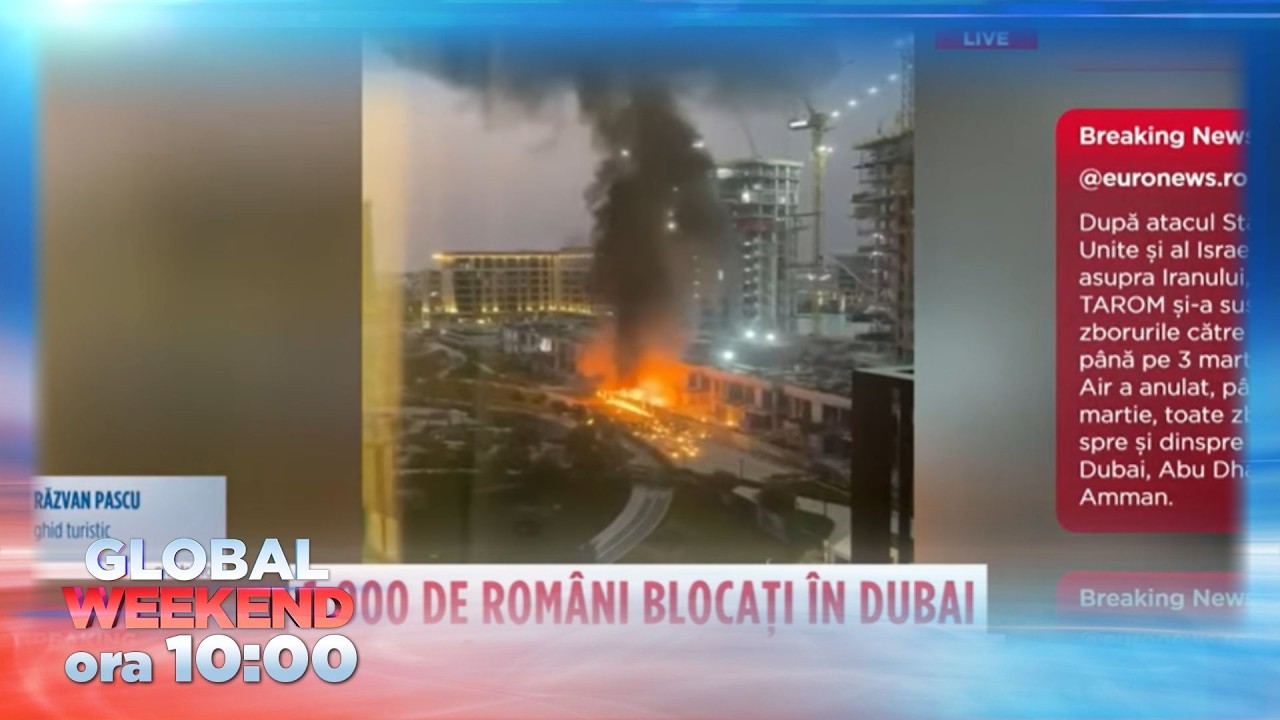 Global Weekend - Știrile Euronews România - de la ora 10:00 - 01 martie 2026
