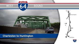 Interstate 64 - Charleston to Huntington - West Virginia |  Drive America's Highways 🚙