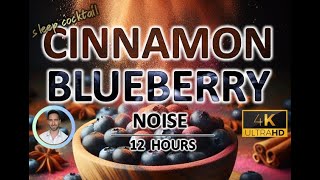 Cinnamon Blueberry Sleep Cocktail | 12 Hours | BLACK SCREEN | Study, Sleep, Tinnitus Relief & Focus