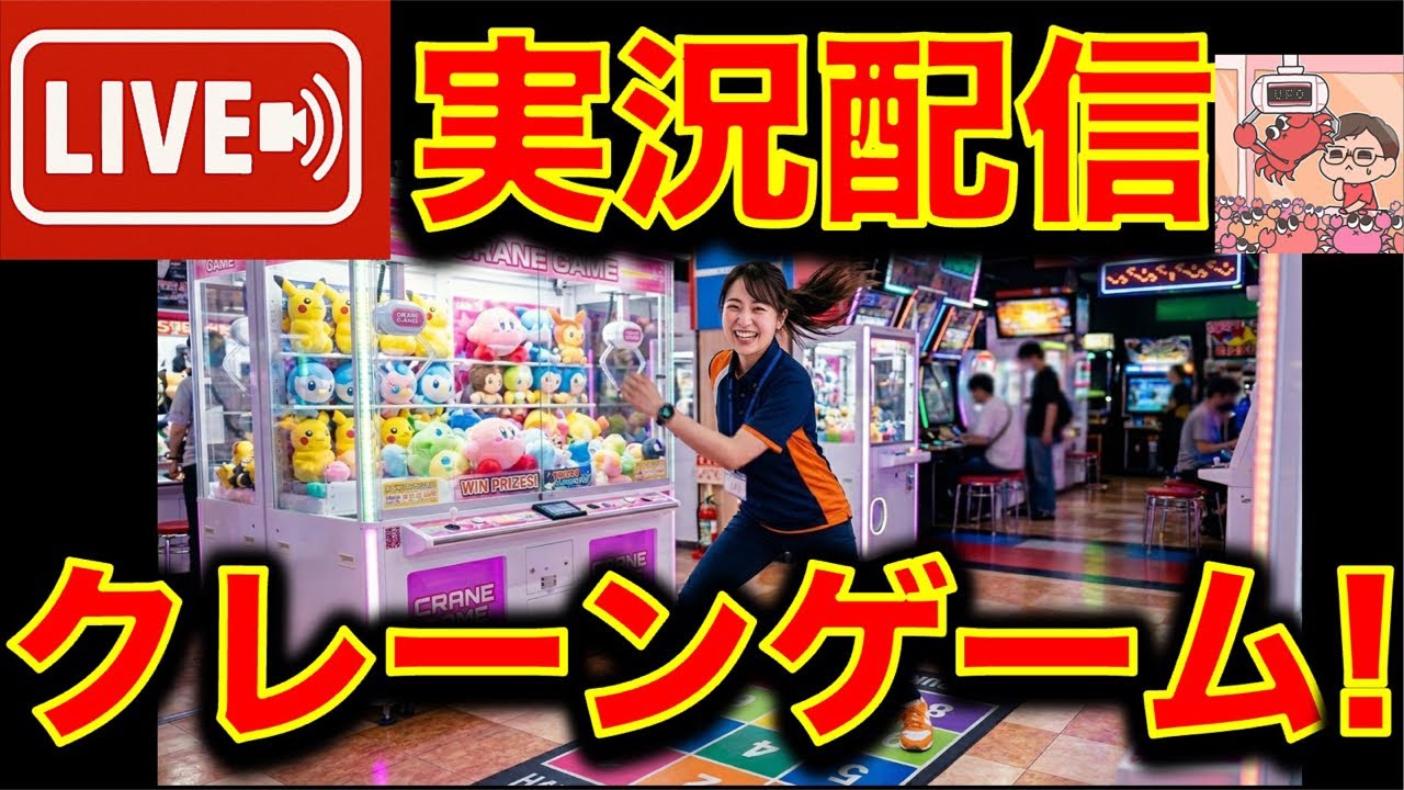 【ライブ配信】ベネクス川崎店！　シルバーウィークだから！夜のクレーンゲーム実況攻略ライブ！（2026/9/19）