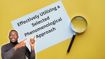 About Effectively Utilizing a Selected Phenomenological Approach Course