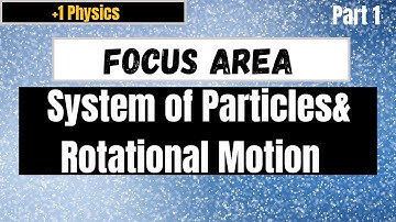 Angular Velocity||Rotational Motion||Focus Area||+1 Physics ||Part 1||focusareaphysics