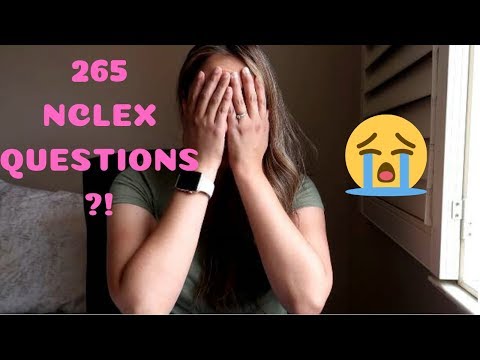 Vídeo: Você pode reprovar Nclex com 265 perguntas?