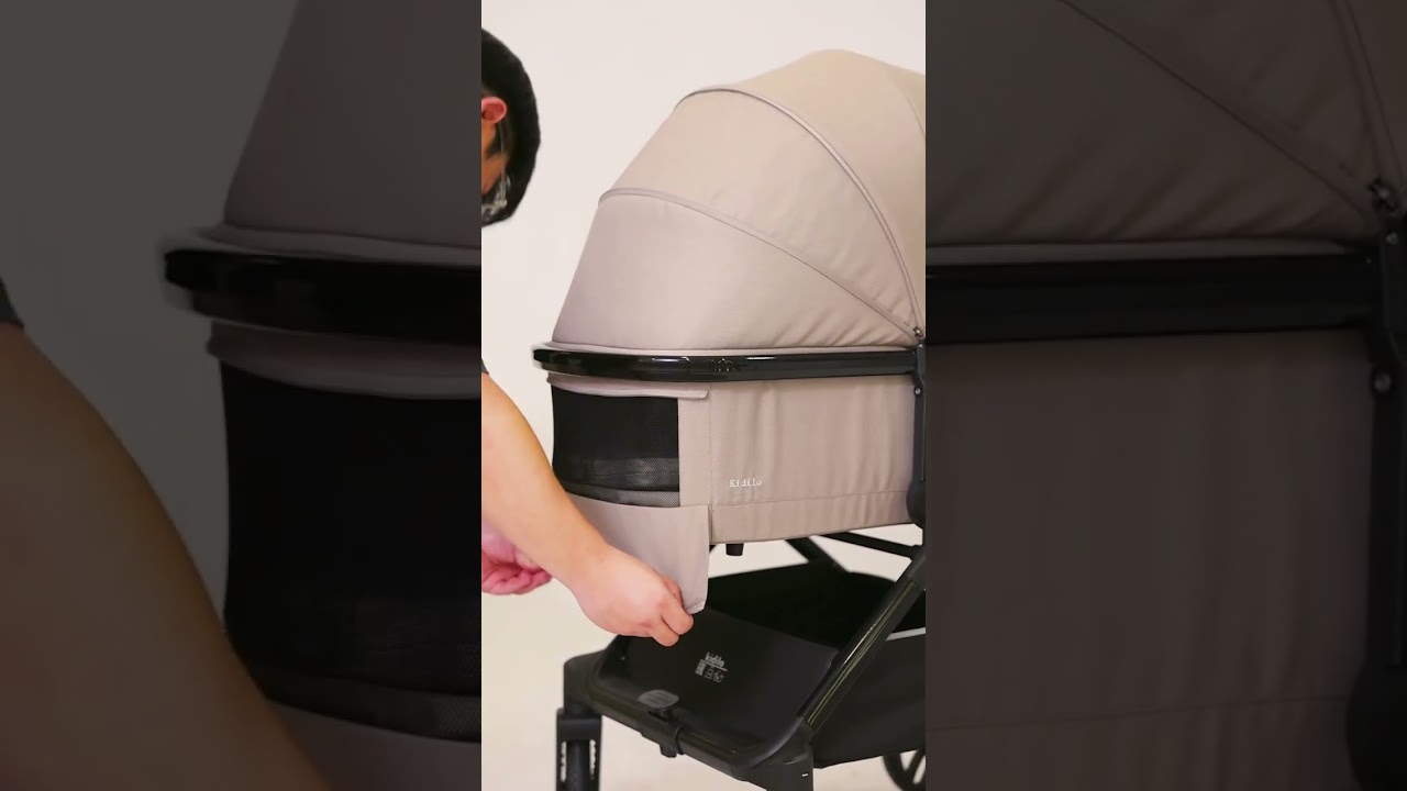 Poussette Trio Réversible 3 en 1 Kidilo D900