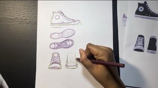 Basic Shoe Illustration: Converse Profile