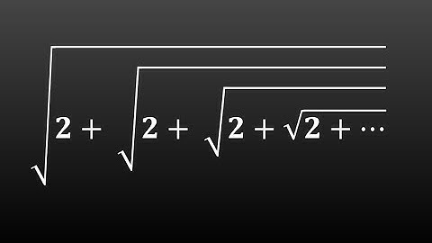 NESTED RADICALS   How to Simplify Nested Radical Expression