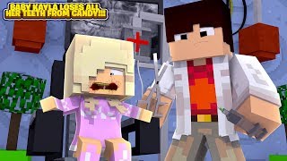 Minecraft THE DENTIST PULLS OUT ALL OF BABY KAYLA'S TEETH!!!