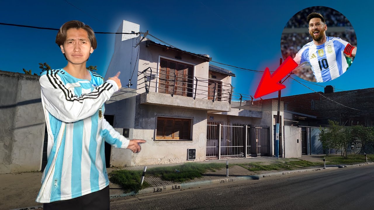 VISITÉ LA CASA DE  MESSI