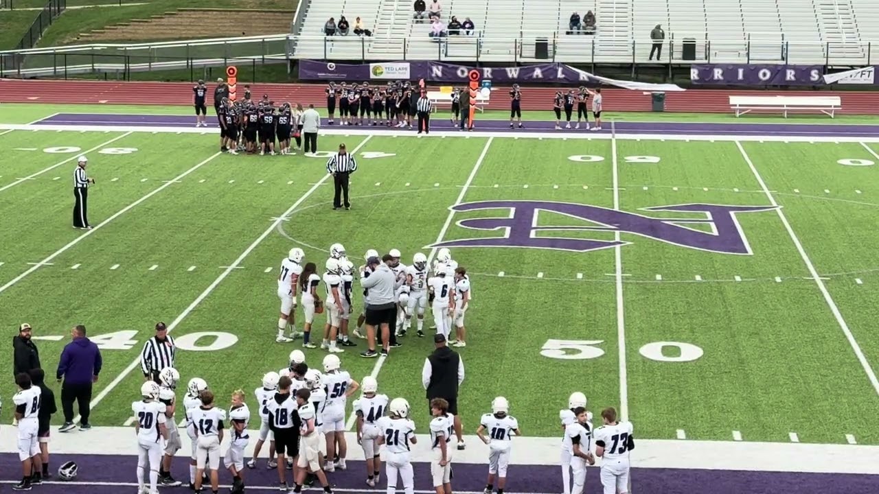 8th Grade Football - Norwalk Warriors vs Indianola Indians