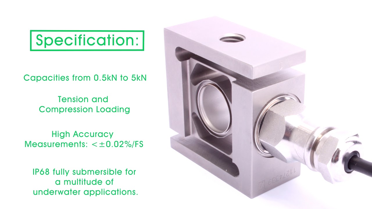 DBBSUB Permanently Submersible Load Cell Applied Measurements #loadcell #sbeamloadcell #AppMeas