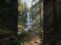 🌲 Hidden Forest Waterfall Trail | The Most Peaceful Place on Earth 💦