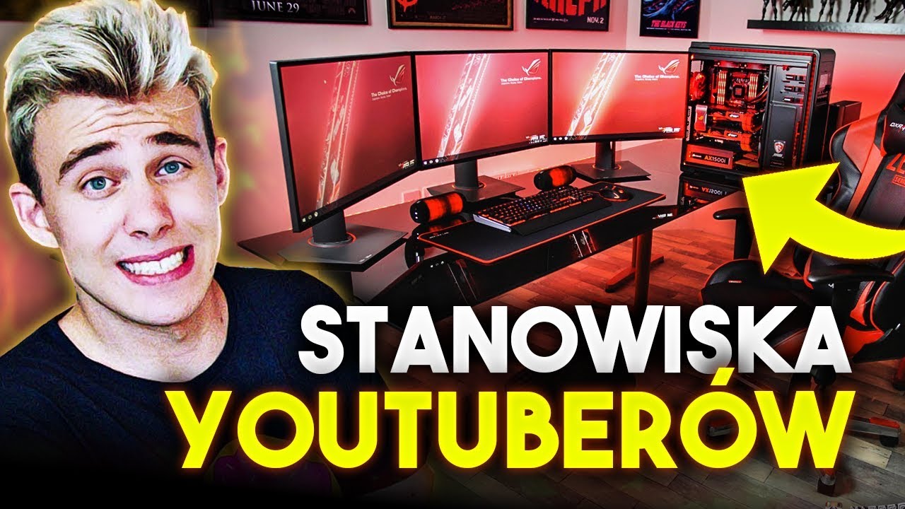 🎬 TOP 5 NAJLEPSZYCH STANOWISK polskich YOUTUBERÓW 6!