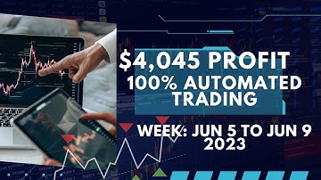 $4,045 Profit 6/5 to 6/9 2023 - 100% Automated Trading Algo for NinjaTrader 8 - Trading Futures Now