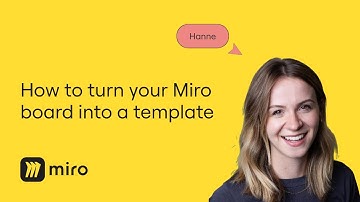 Tips to turn your Miro board into a template