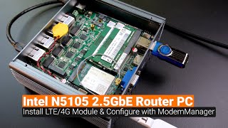 OpenWRT - Intel N5105 Router PC LTE/4G Module Install & Configuration (QMI Mode) screenshot 4
