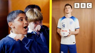 Mason Mount's waxwork surprise 😲⚽️ Children In Need - BBC