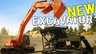 LARGEST GOLD NUGGET FOUND! WE BUY OUR MOBILE WASH PLANT + EXCAVATOR- Gold Rush Full Release Gameplay