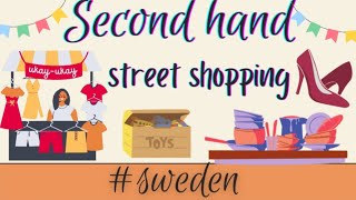 Half Price Second Hand Shopping in Sweden for Shoes and Clothing #sweden #secondhand #StreetShopping