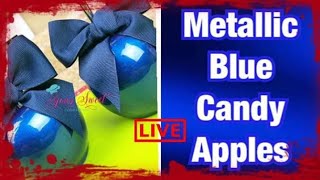 HOW TO ACHIEVE METALLIC BLUE CANDY APPLES