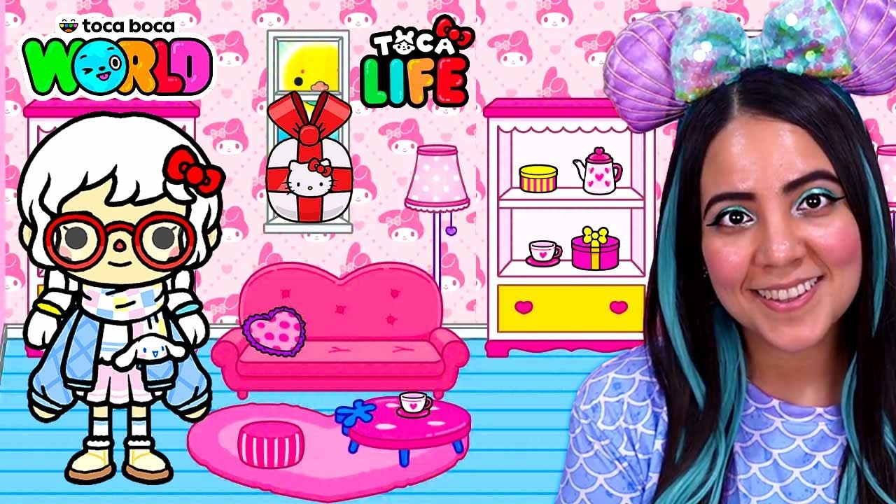 I BOUGHT EVERYTHING IN THE HELLO KITTY PACK UPDATE in Toca Life World! (Toca Boca)