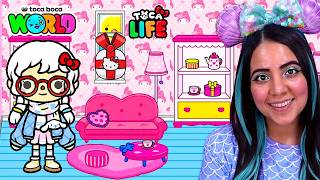 I Bought Everything In The Hello Kitty Pack Update In Toca Life World! (toca Boca)