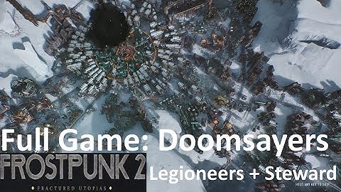 Frostpunk 2: Fractured Utopias - Full Game / Doomsayers + Steward / Part 1 - No Commentary Gameplay