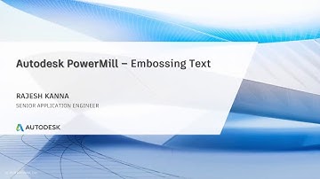 Autodesk PowerMill Tips & Tricks_Embossing text
