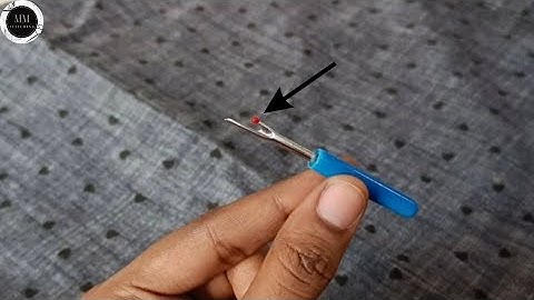 Secret behind that red dot | Correct method to use Seam Ripper | MM STITCHING 