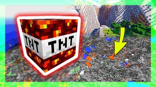 Minecraft: EXTREME WORLD DESTRUCTION WITH TNT MOD EXPLOSION. screenshot 3