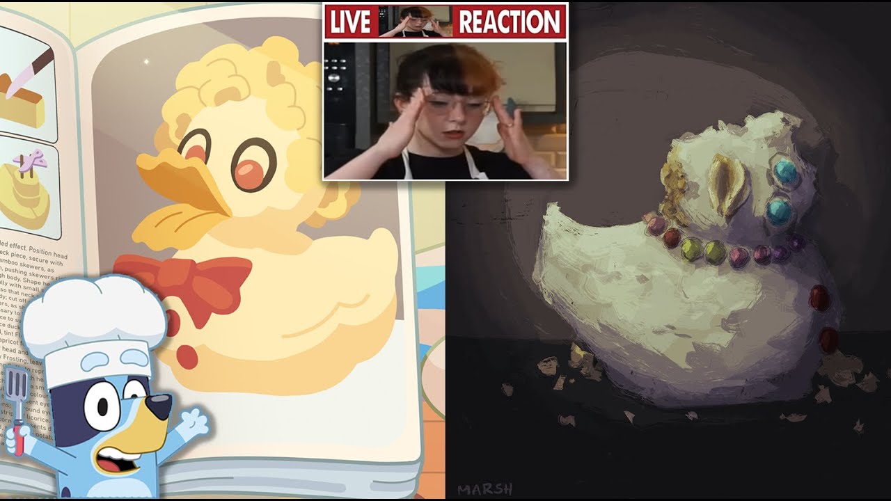 I Tried to Make the Duck Cake from Bluey (and Australia) But Created Fear Itself
