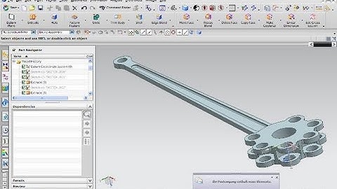 Hauptpleuel Sternmotor klein - Siemens NX 8 Training