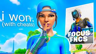 CHEATING With The BEST Fortnite CHEAT in the FOCUS FNCS Cup 🏆 (Did We Get The Skin?) screenshot 3
