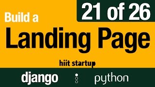 21 of 26 | Unique Slugs for Live Pages | Hiit Startup | Django Tutorial screenshot 4