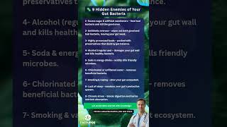 🚫 “9 Hidden Enemies That Quietly Destroy Your Gut Health!”