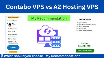 Contabo VPS vs A2 Hosting VPS Comparison [2025] - My Recommendation