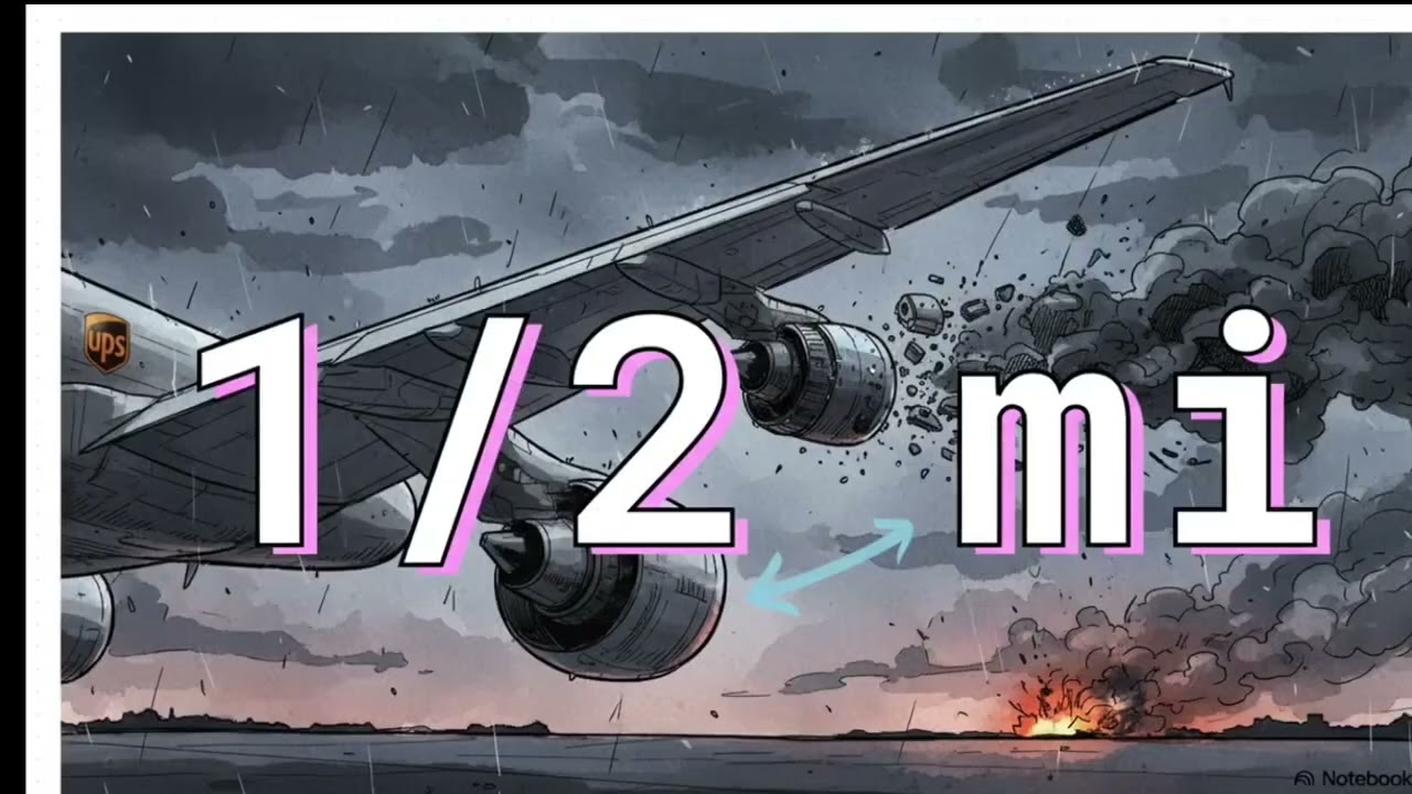 “UPS Plane Crash Near Louisville Airport | 12 Dead After Massive Explosion”