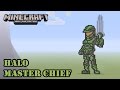 Minecraft: Pixel Art Tutorial and Showcase: Master Chief (Halo)