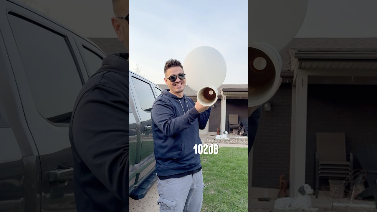 4” PVC Air Horn Tutorial Build #pvc #airhorn #stem #science #diy