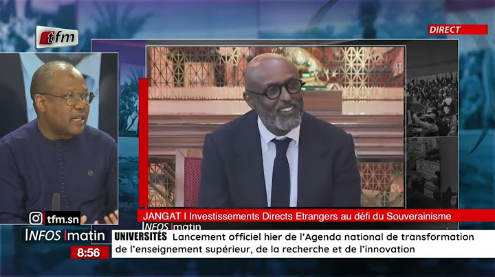 JANGÀT avec Souleymane NIANG | investissements directs étrangers au défi du souverainisme