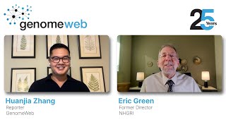Eric Green On The 1,000 Genome, Multiomics, The Pangenome, And Post-Nih Life