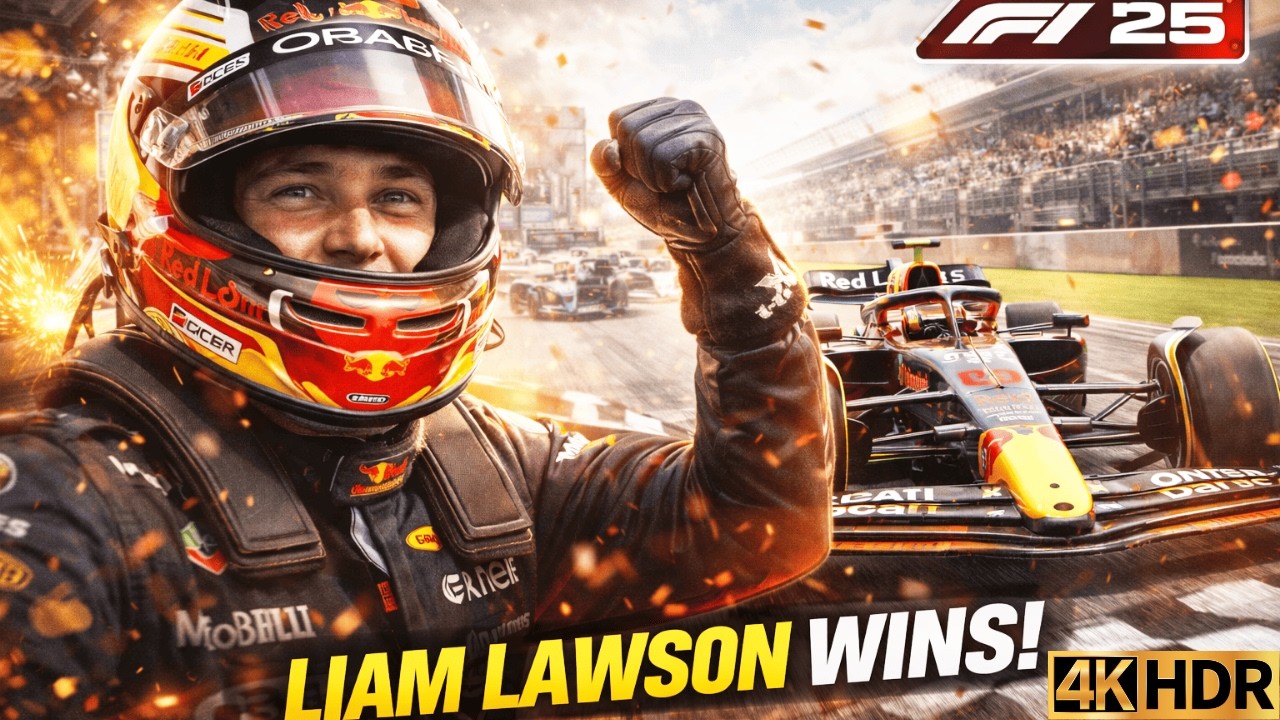 LIAM LAWSON SHOCKS THE WORLD! 🏆 | F1 25 Ultra Realistic 4K