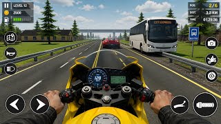 Racing Fever Bike Racing Game 🚦 High Speed Highway Challenge | Android Gameplay screenshot 2