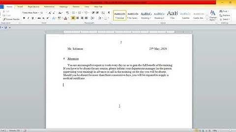 Indented, Blocked and Semi Blocked Letter with Continuation Page (Two Page Letter CSEC)